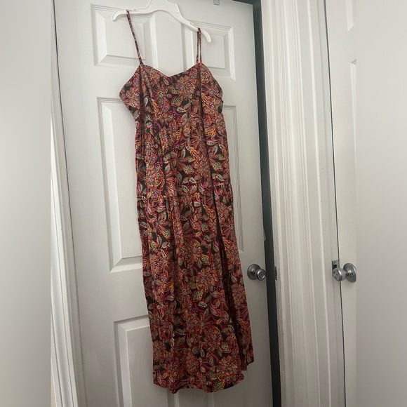 J Crew spaghetti strap tie back maxi dress - Picture 2 of 3